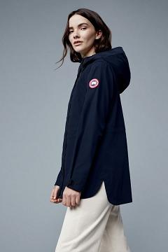 Chamarras Canada Goose Mujer Outlet - Minden Rompevientos Azul Oscuro Marino LM9560731